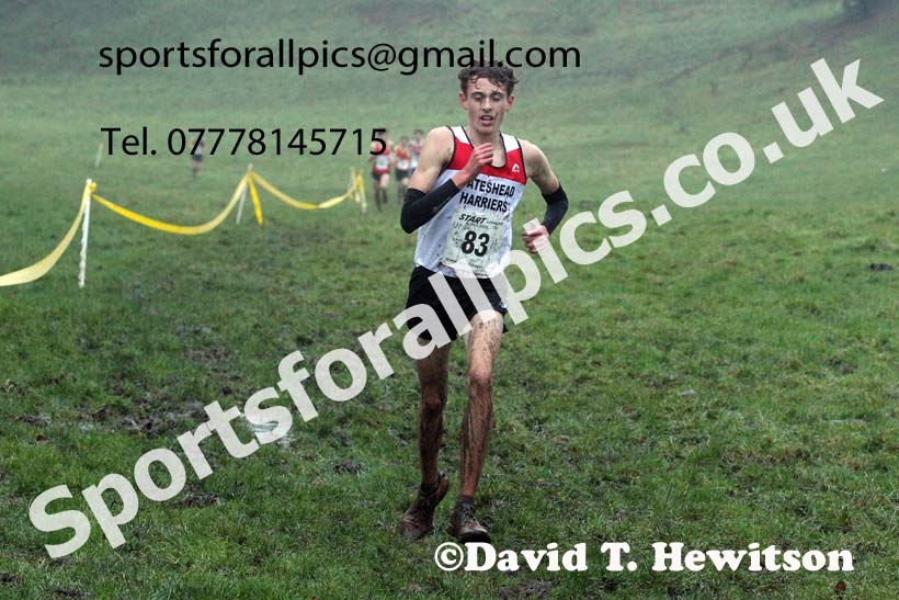 Mens under-17s, NECAA Junior Cross Country Relays, Thornley Farm, Peterlee, Saturday, December 12th. Photo: David T. Hewitson/Sports for All Pics